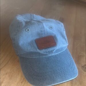 Adams Blue Denim Cap with Brown Patch Bird Rock Surf